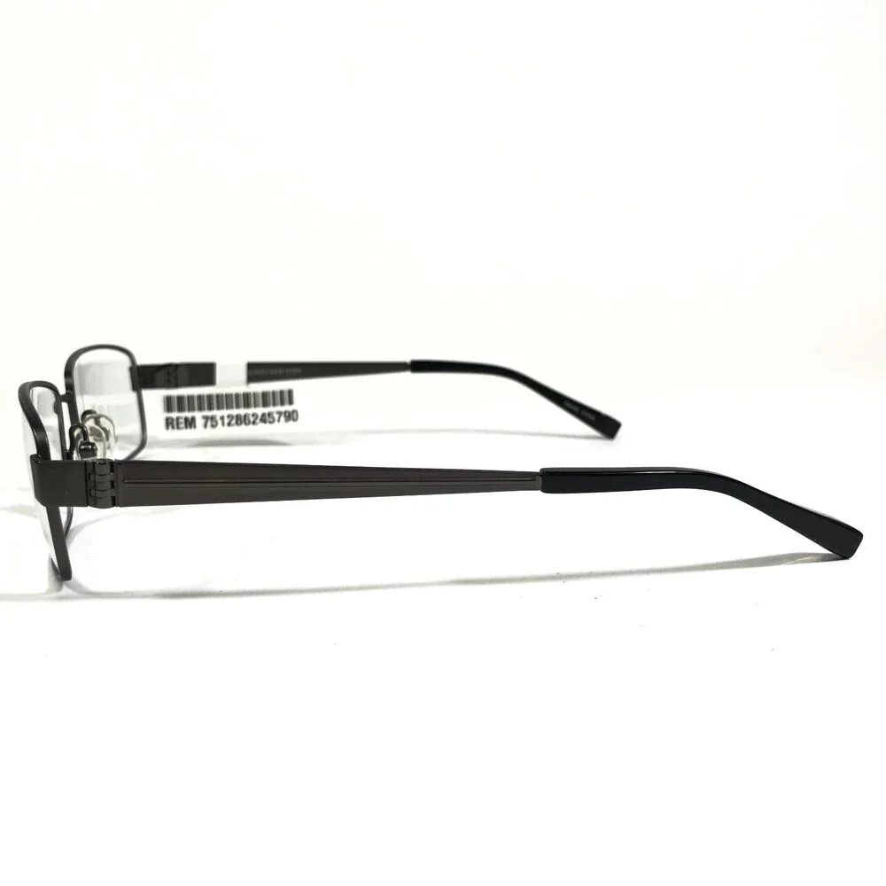 Jones New York Eyeglasses Frames J340 GUNMETAL Grey Rectangle Full Rim 56-18-140